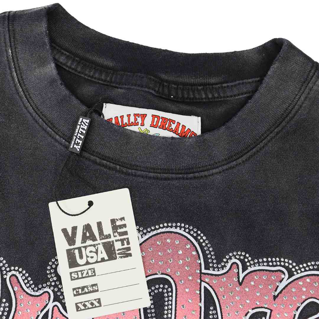 Vale Forever Iron Cross Bling T-shirt - DesignerGu