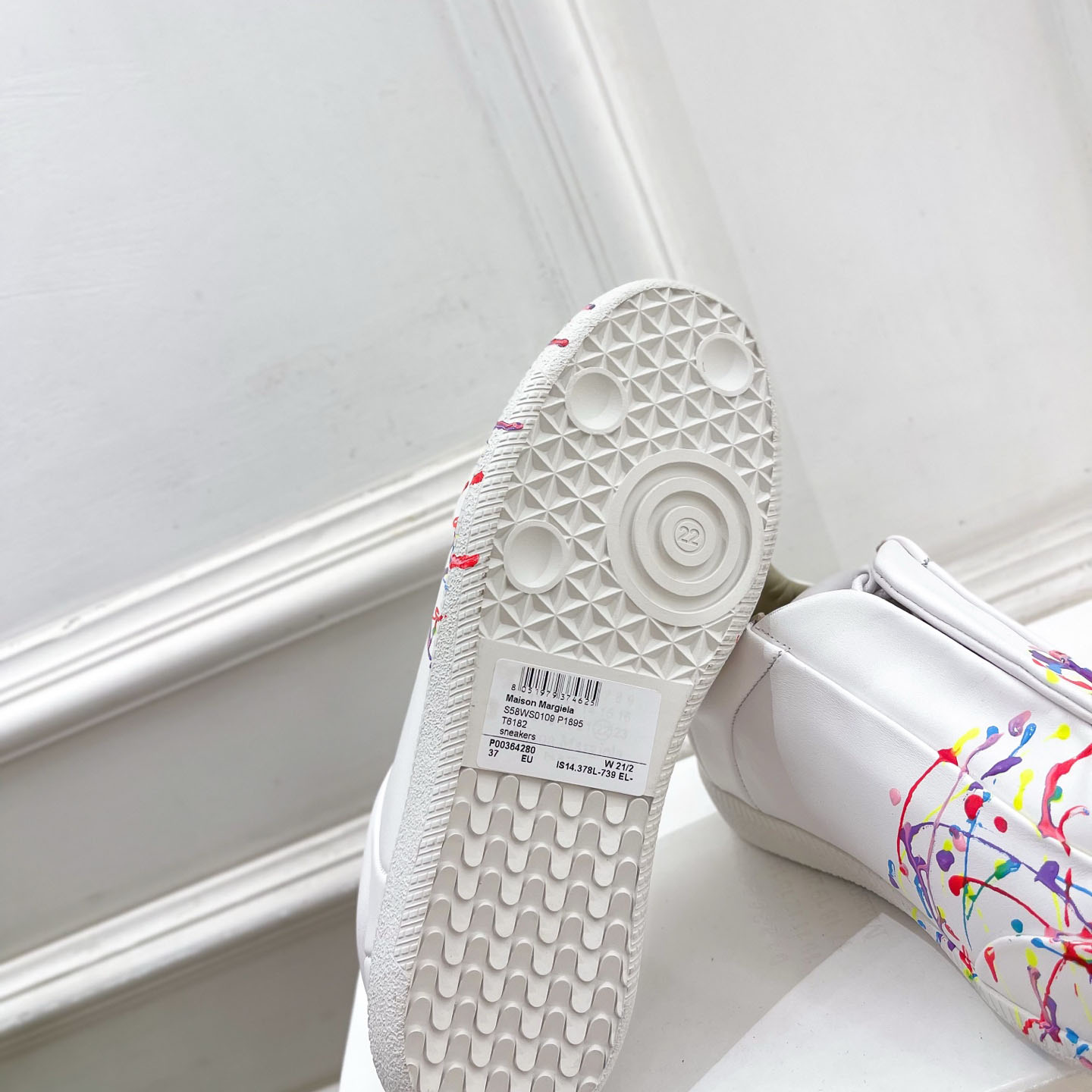 Maison Margiela White Future Low-Top Sneakers - DesignerGu
