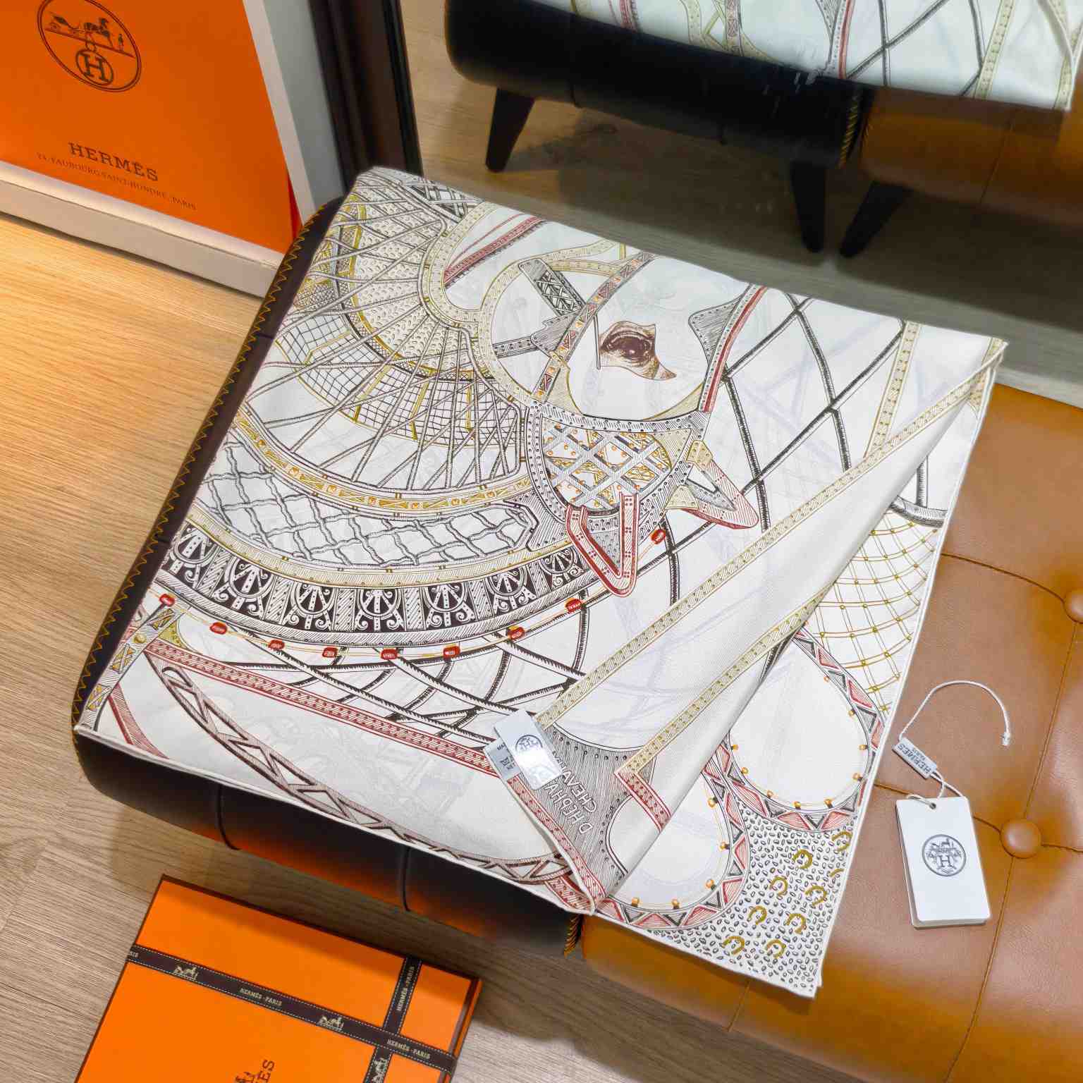 Hermes Chevaux d'Hephaistos Scarf 90 - DesignerGu