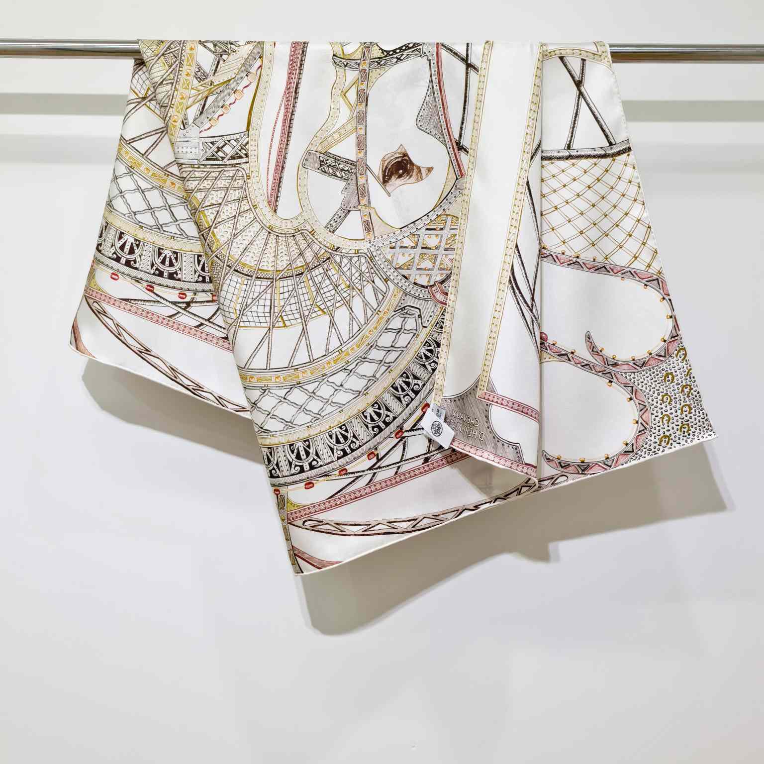 Hermes Chevaux d'Hephaistos Scarf 90 - DesignerGu