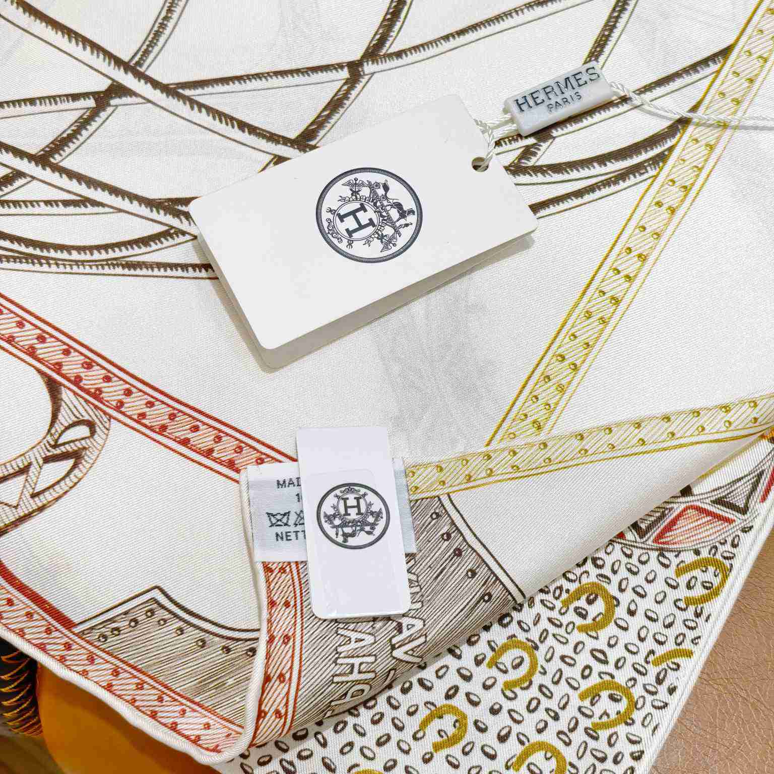 Hermes Chevaux d'Hephaistos Scarf 90 - DesignerGu