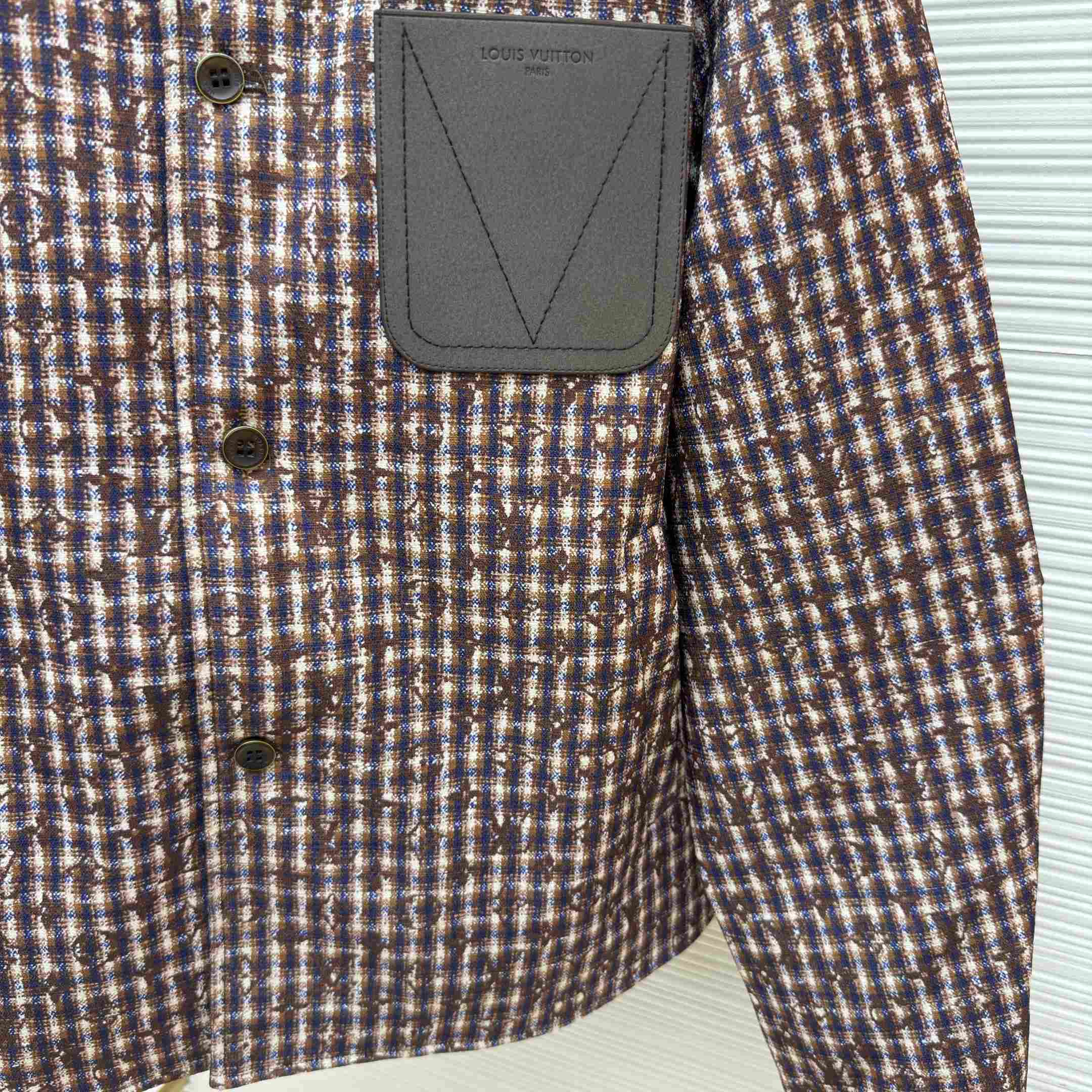 Louis Vuitton Monogram Chic Collarless Tweed Jacket 1AJBN6 - DesignerGu