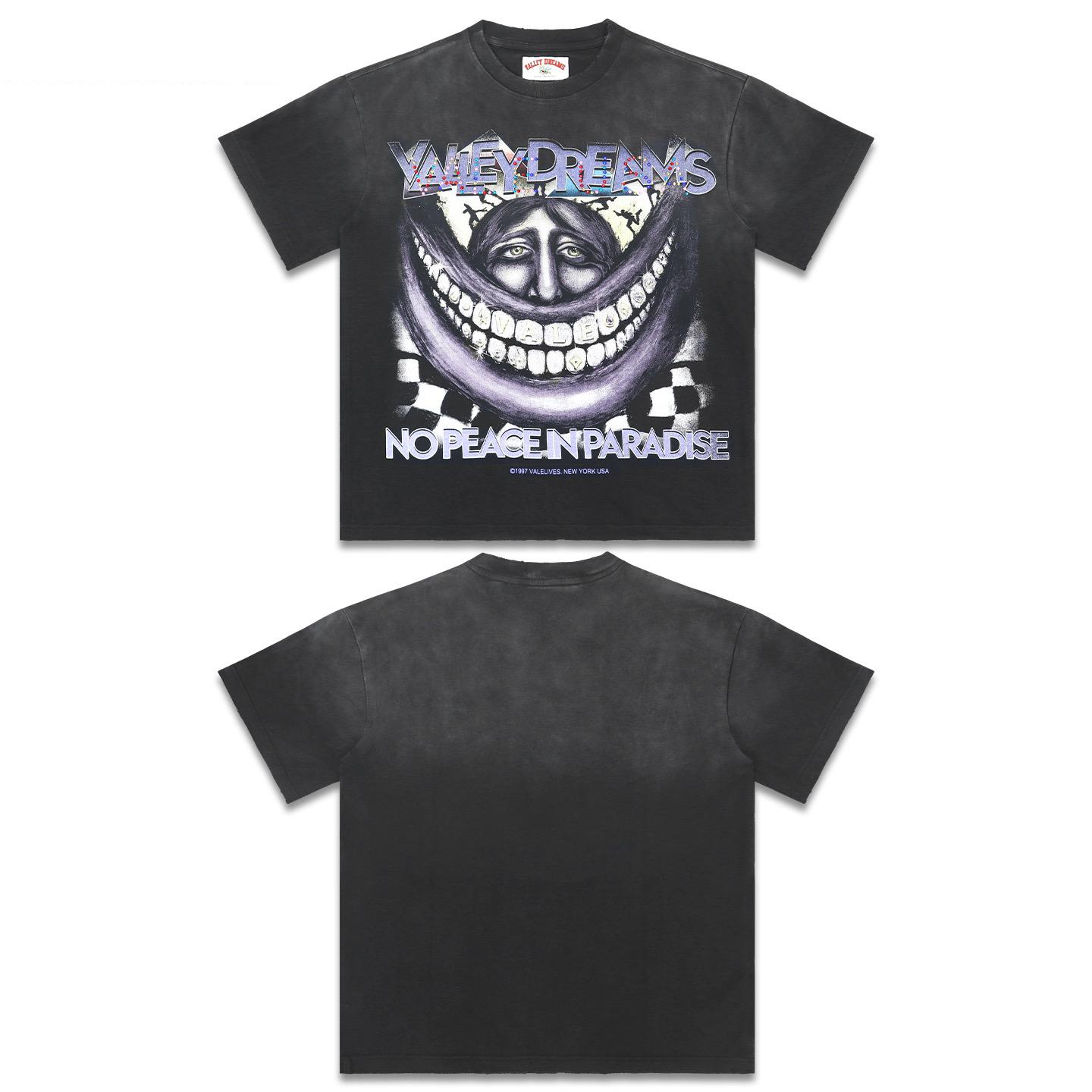 Vale Forever Smiley Face Tee 'Black' - DesignerGu