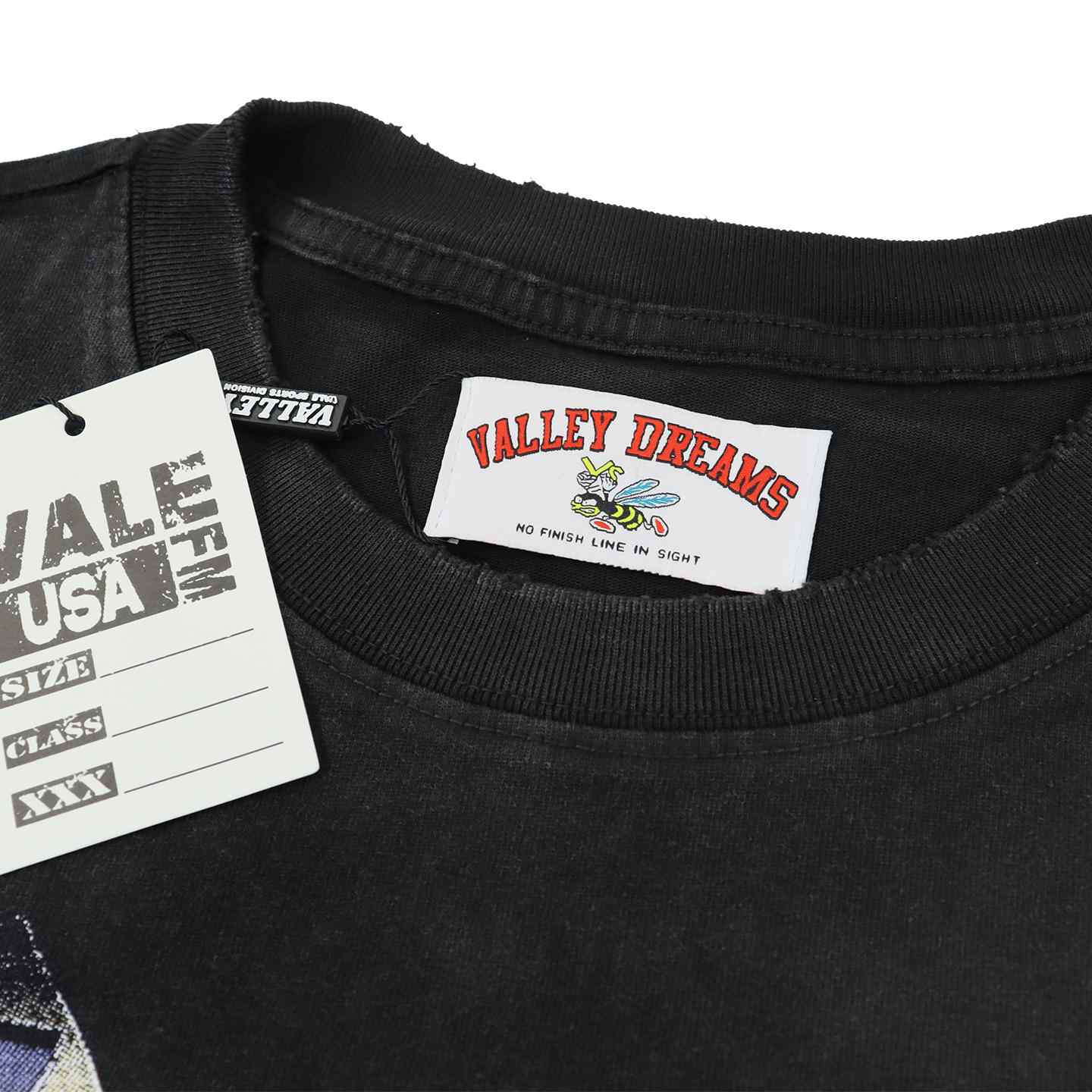 Vale Forever Smiley Face Tee 'Black' - DesignerGu