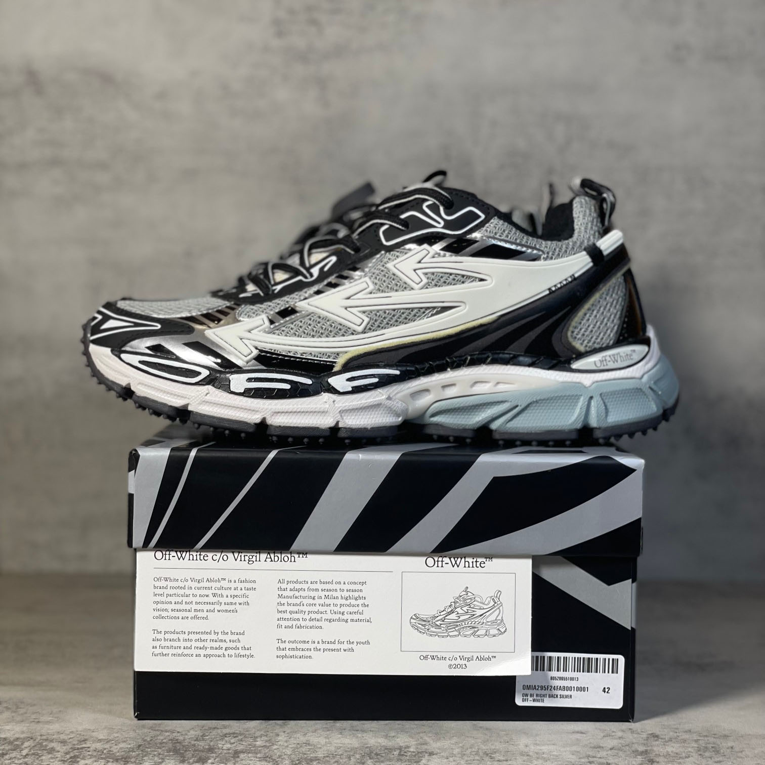 Off-White Be Right Back Paris Sneakers - DesignerGu