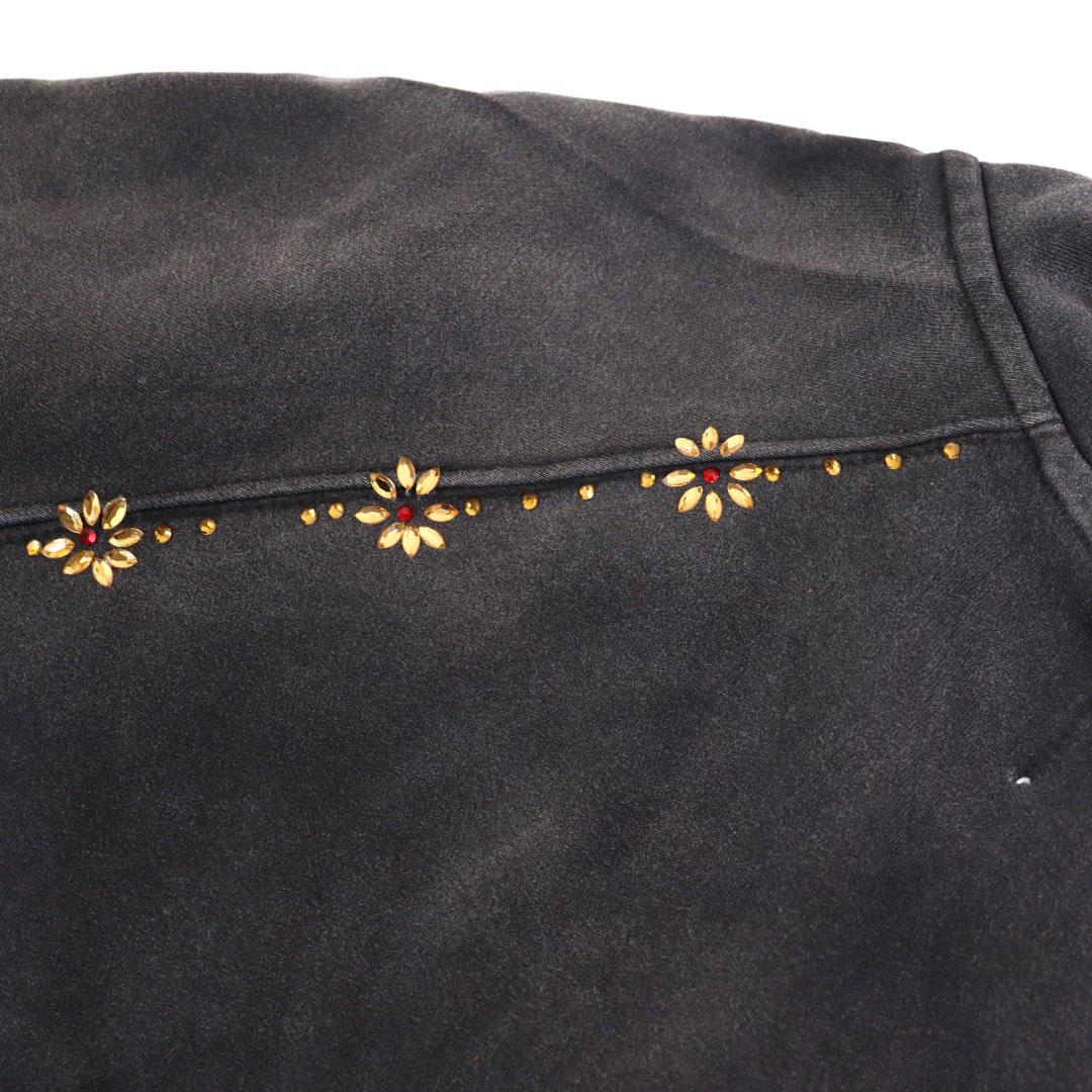 Vale Forever Dreams Varsity Crest Black Zip Hoodie - DesignerGu