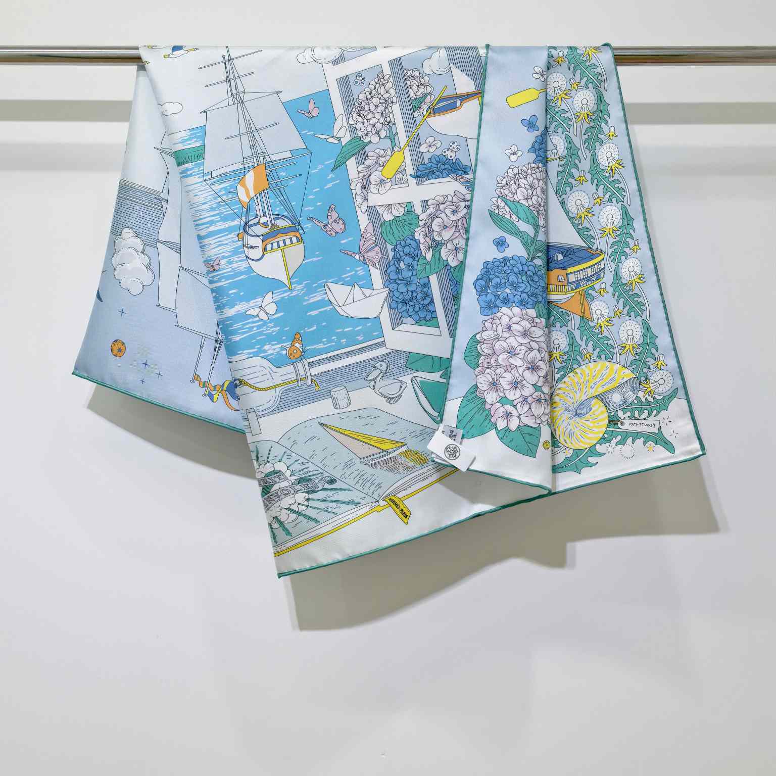Hermes Scarf 90 L'Esprit s'Envole - DesignerGu