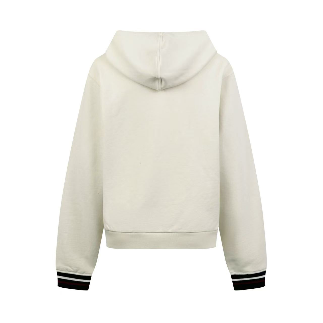 Prada Cotton Fleece Zip-Front Hoodie - DesignerGu